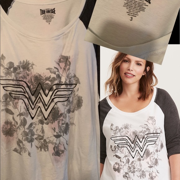 torrid Tops - Torrid Vintage Wonder Woman Tee torrid Tops - Torrid Vintage Wonder Woman Tee